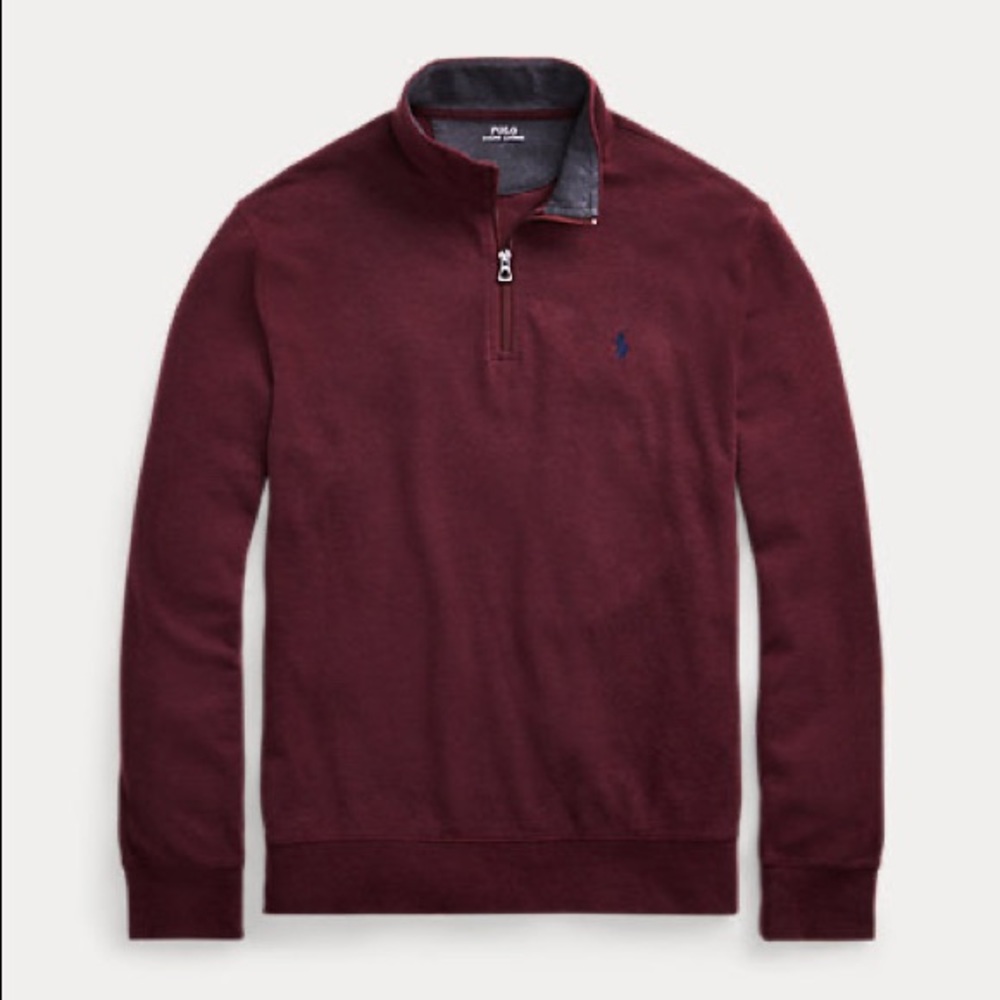 Luxury Jersey Quarter-Zip Pullover
